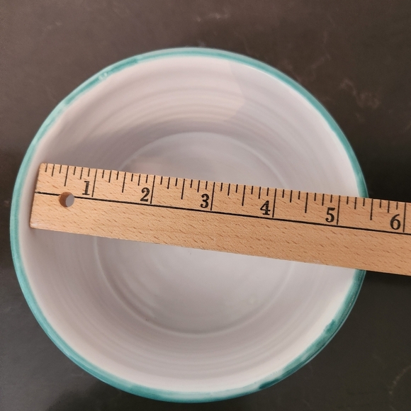 Vintage Modra Slov Keramika Hand-Painted Ceramic Bowls #858 – Folk Art Pottery - Picture 6 of 7